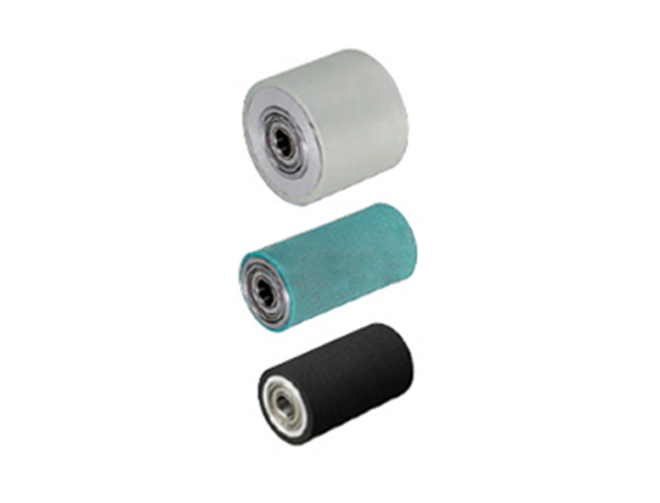 Rubber coated roller